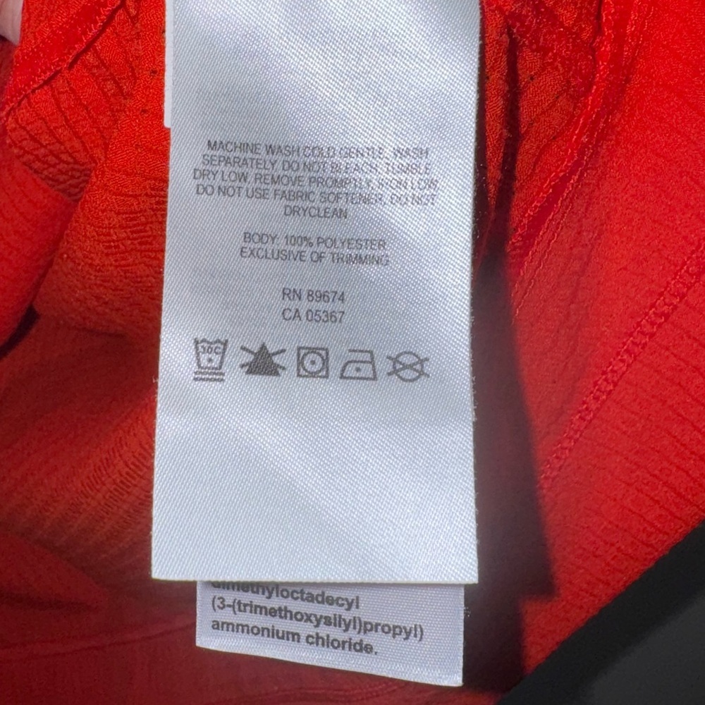 Mountain Hardwear Orange Grid Fleece Pullover Hoodie L Snap Side Activewear - Picture 9 of 10